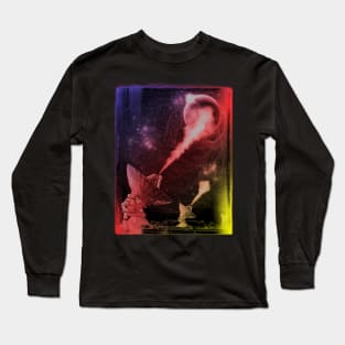 A very surreal space satellite scene. Long Sleeve T-Shirt